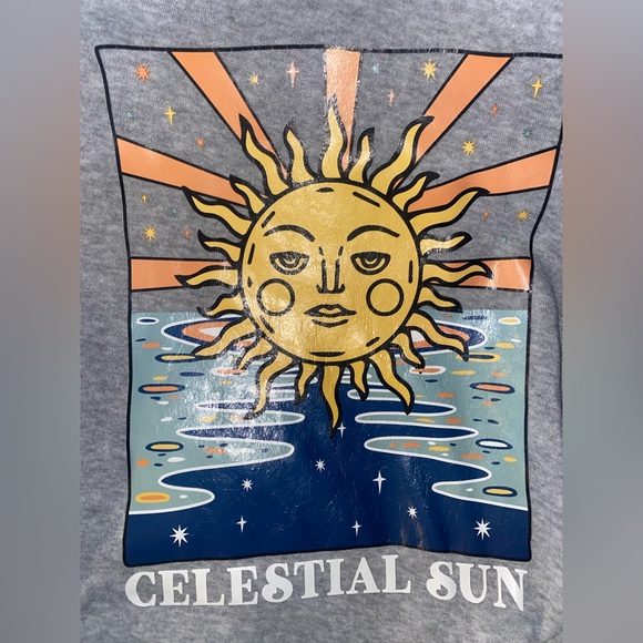 Gray Celestial Sun Shein Crewneck Gray and only worn once - Picture 2 of 5